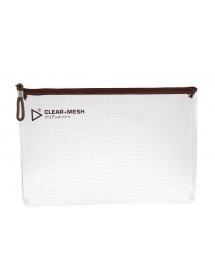 KCK PLAY CLEAR+MESH BAG A4-BROWN